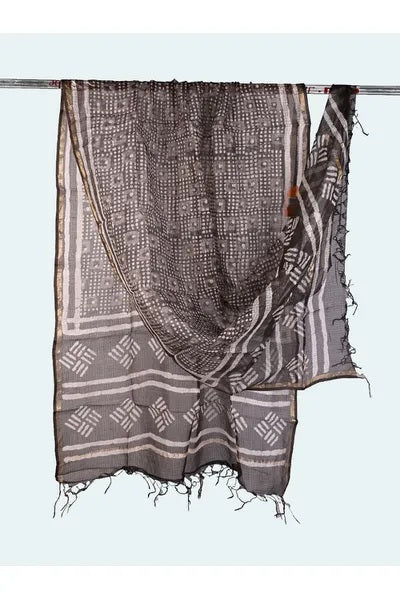 brown kota doria dupatta online desi weaves