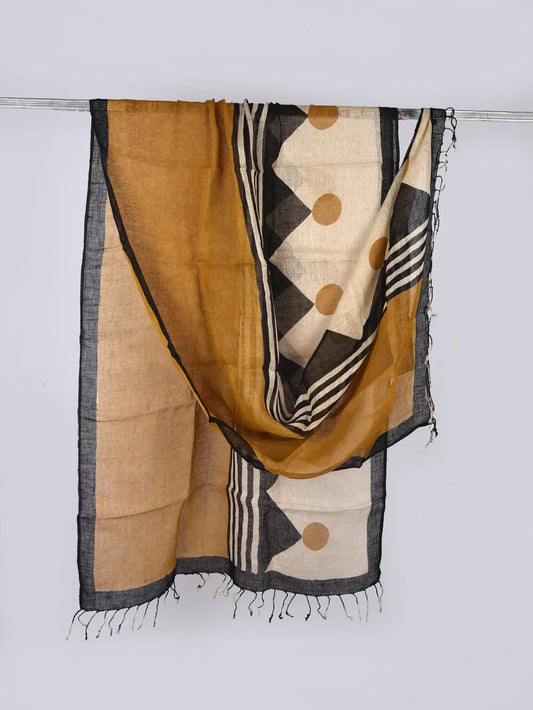 black linen dupatta online - desi weaves