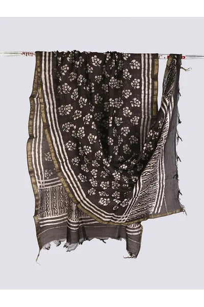 chanderi silk dupatta - desi weaves