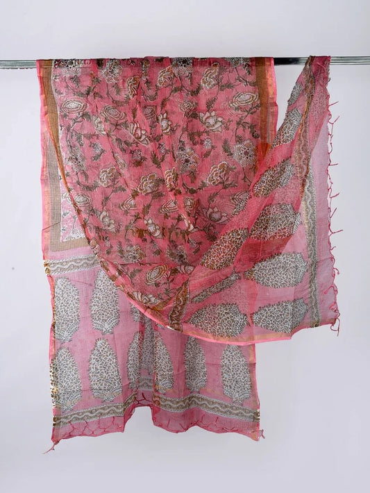 kota doria dupatta - desi weaves