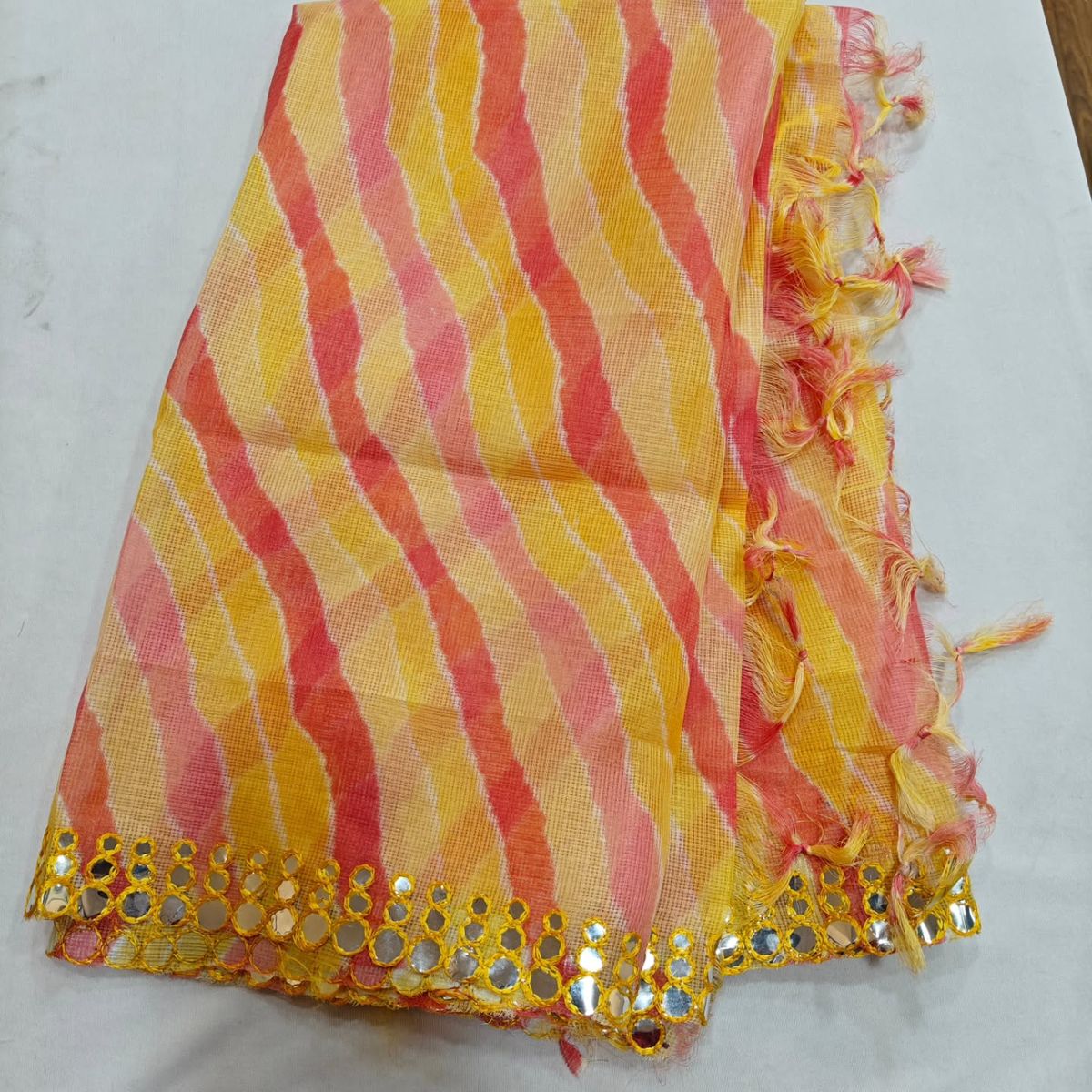 kota silk dupatta - desi weaves