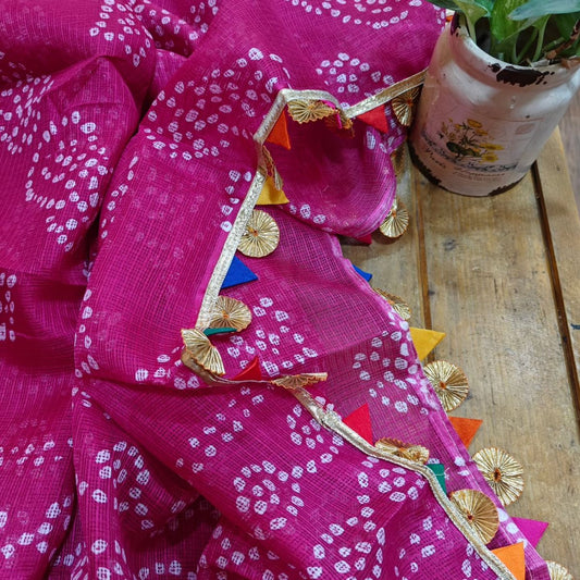 kota silk dupatta online - desi weaves