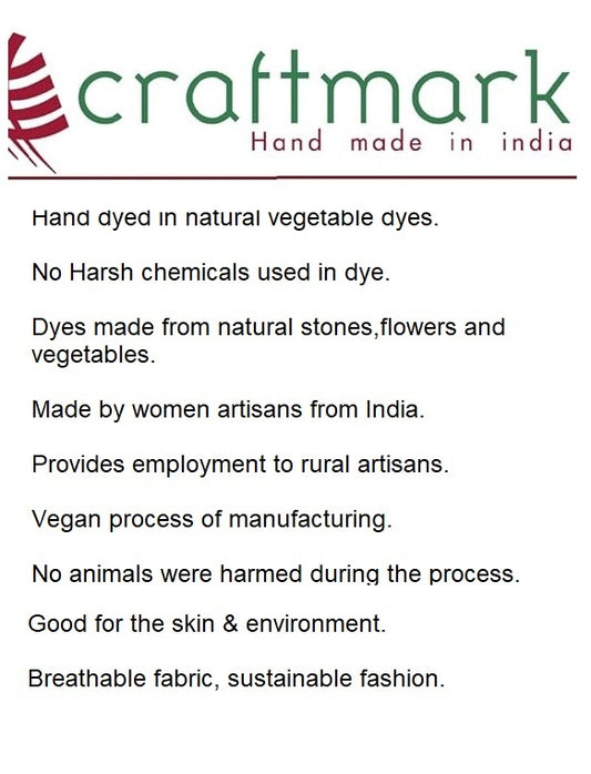 Desi Weaves  Mehfil Ajrakh Handcrafted Kota Doria Dupatta