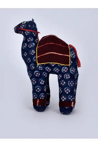 Sawari Hand Dyed Block Printed Cotton Toy - Camel
