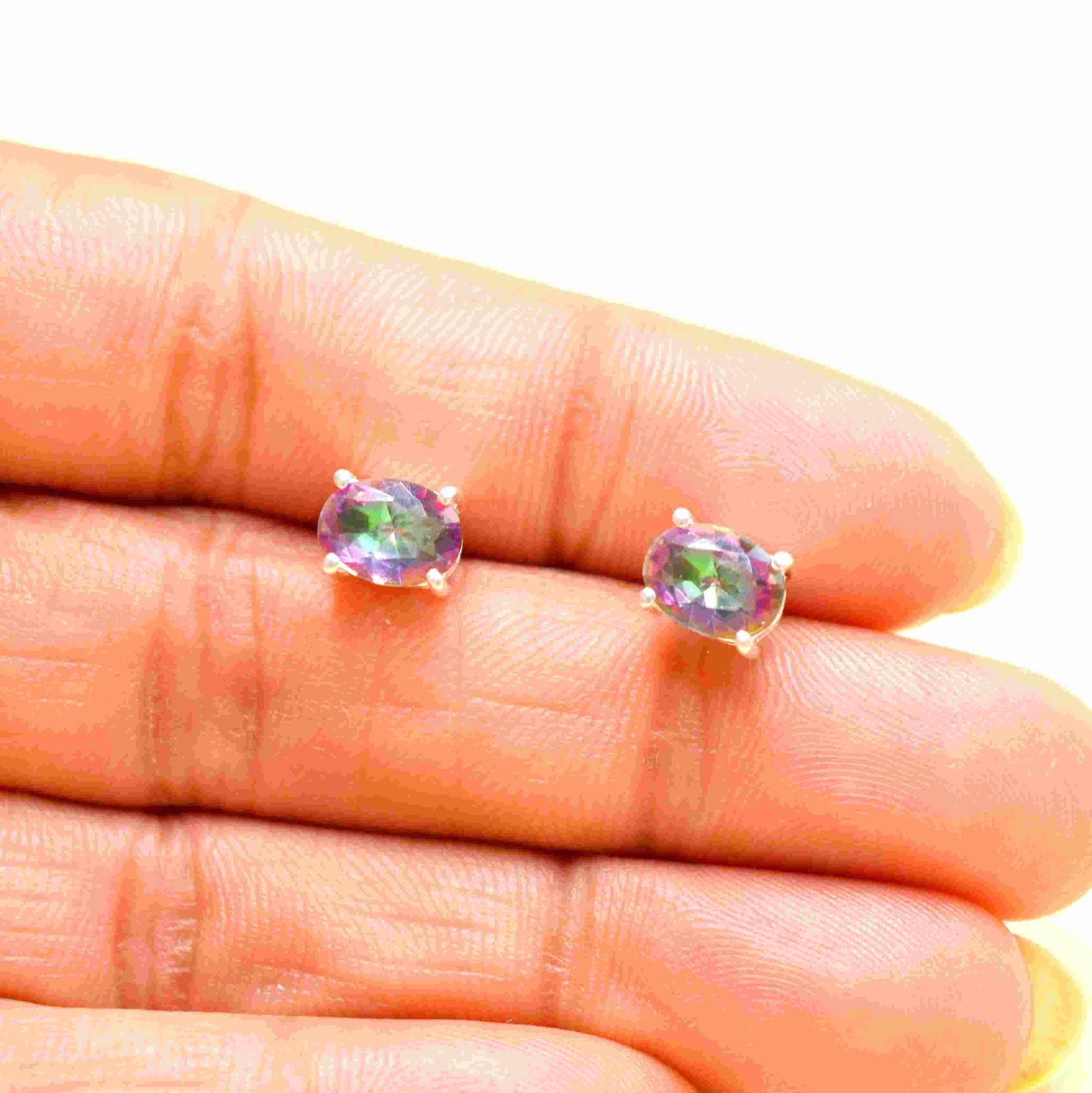 925 silver studs online - desi weaves