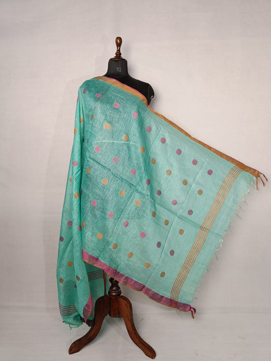 linen dupatta online - desi weaves