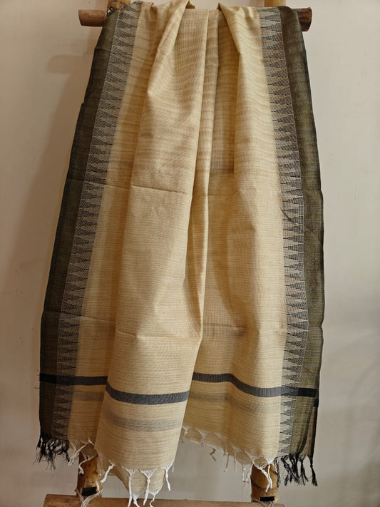 khadi cotton dupatta - desi weaves