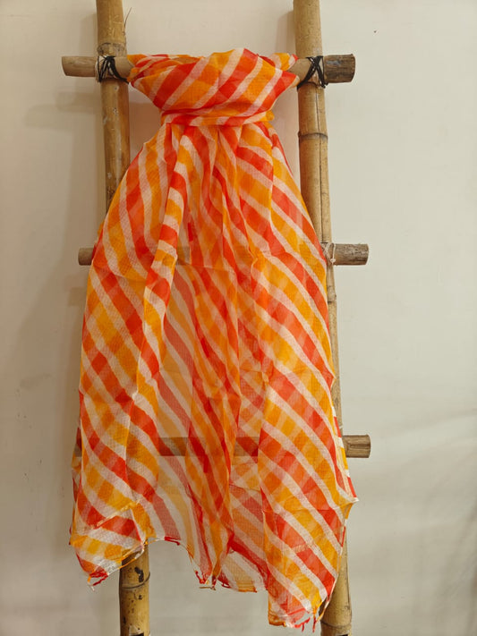pure kota silk dupatta online - desi weaves