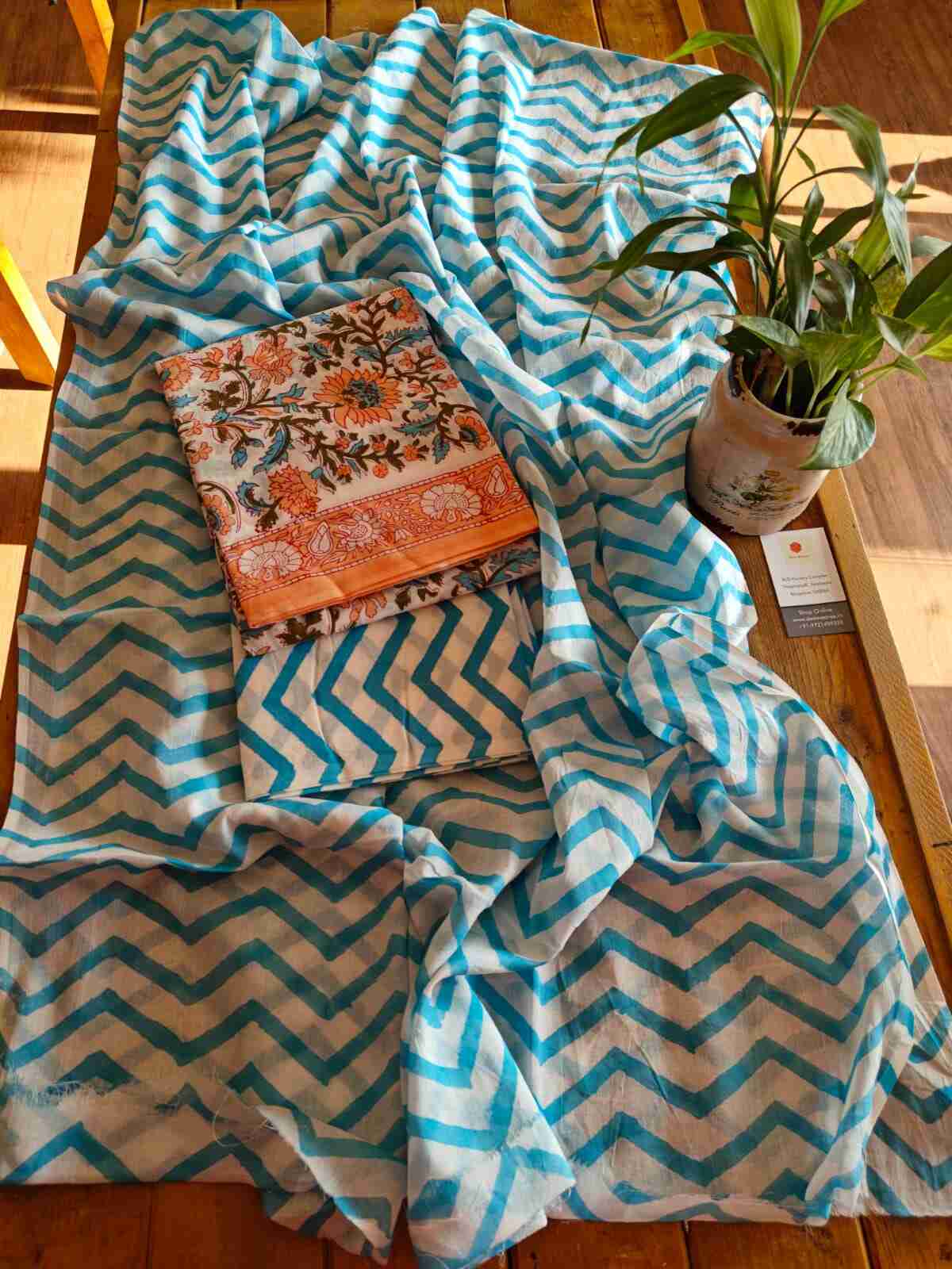 mull cotton dupatta online - desi weaves