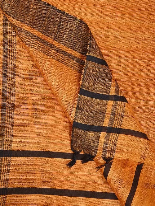 Tussar Ghicha Silk Dupatta - Desi Weaves