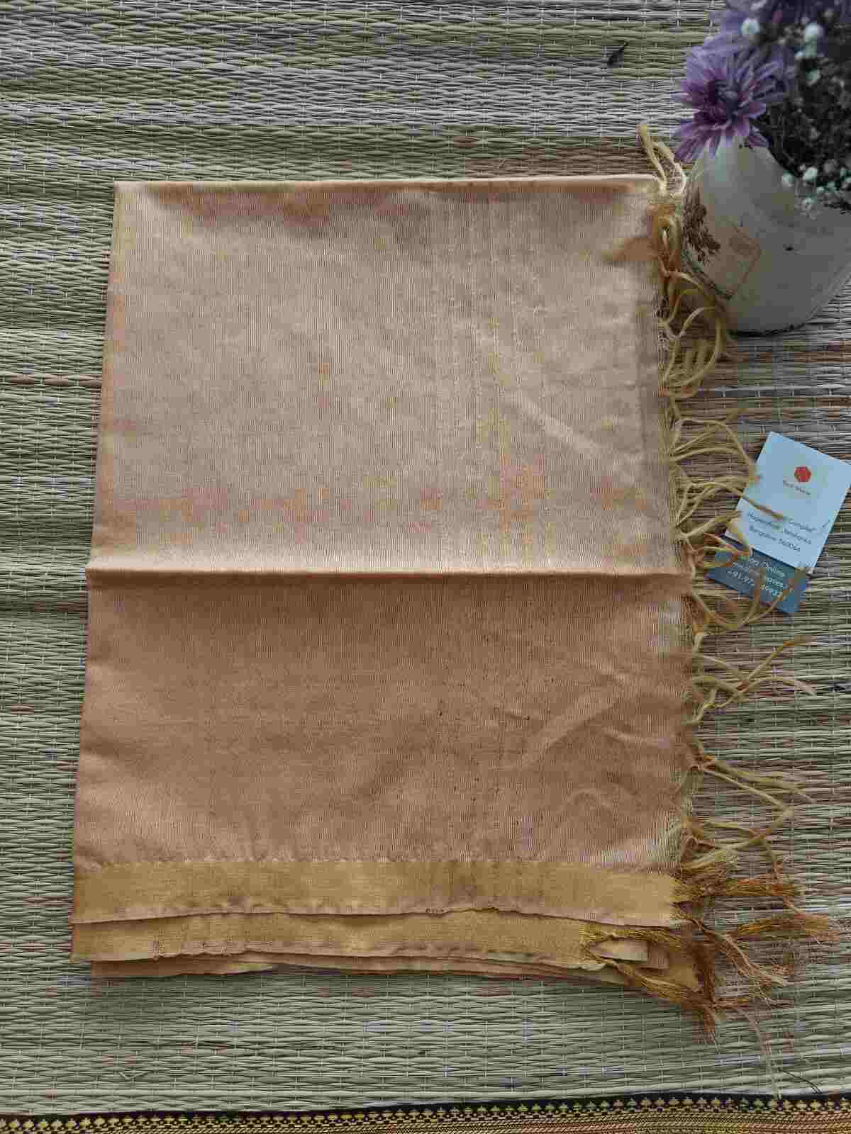 Tussar silk dupatta online - Desi Weaves