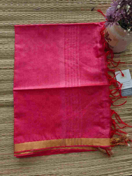 Tussar silk dupatta online - Desi Weaves