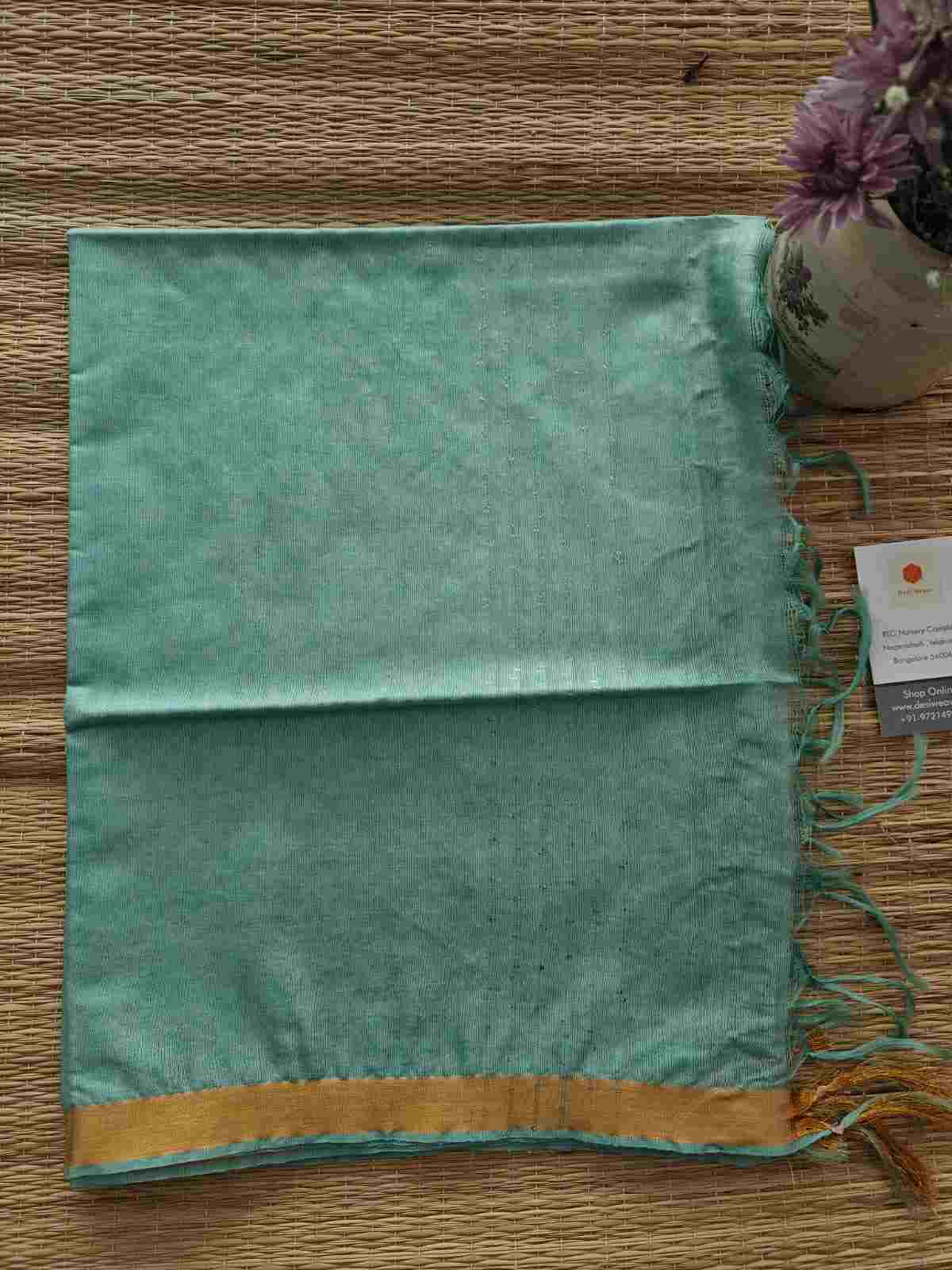 Tussar silk dupatta online - Desi Weaves