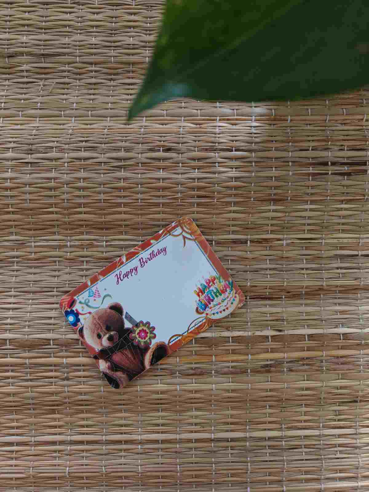 Gift Message Card - Happy Birthday