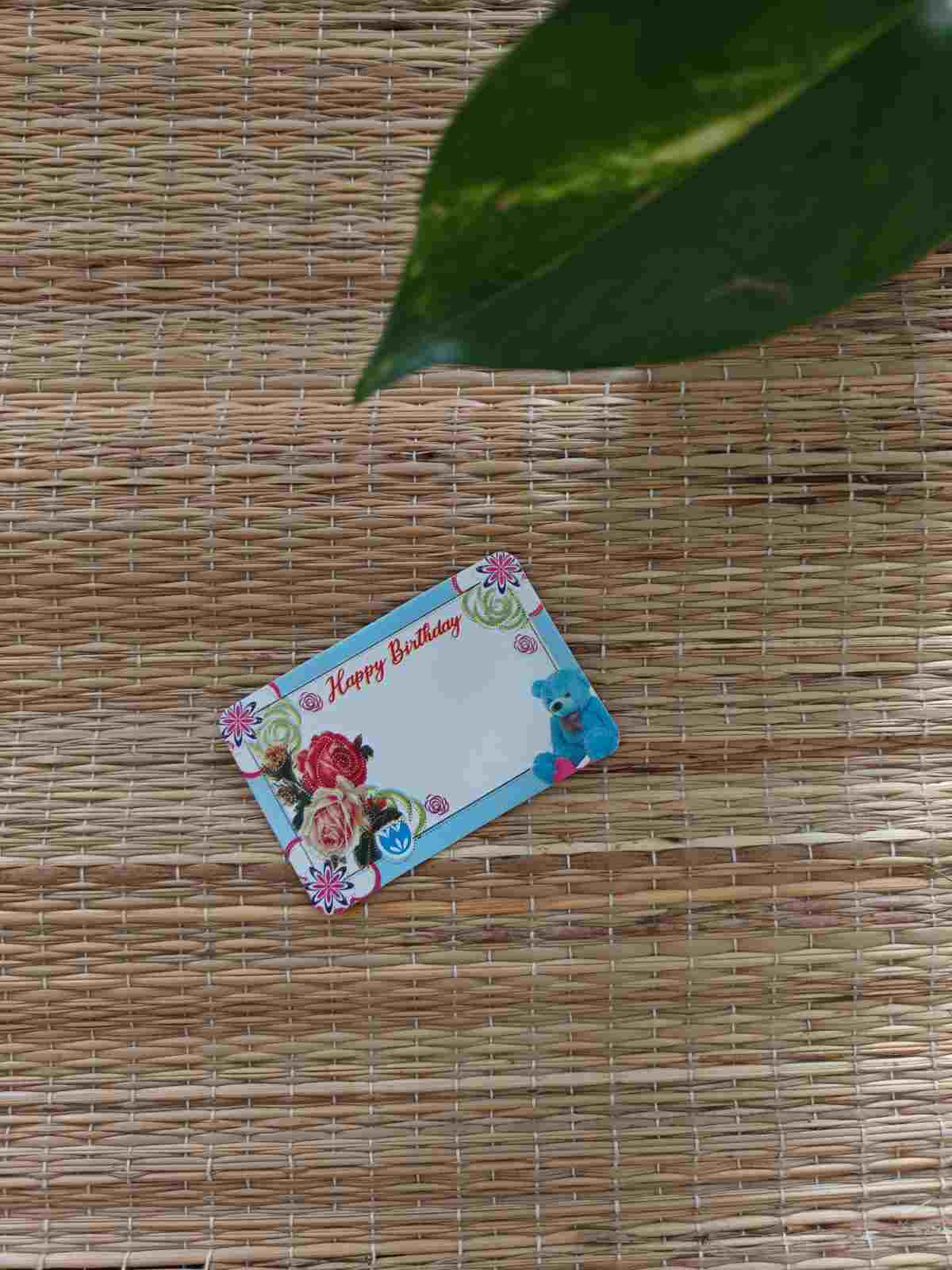 Gift Message Card - Happy Birthday