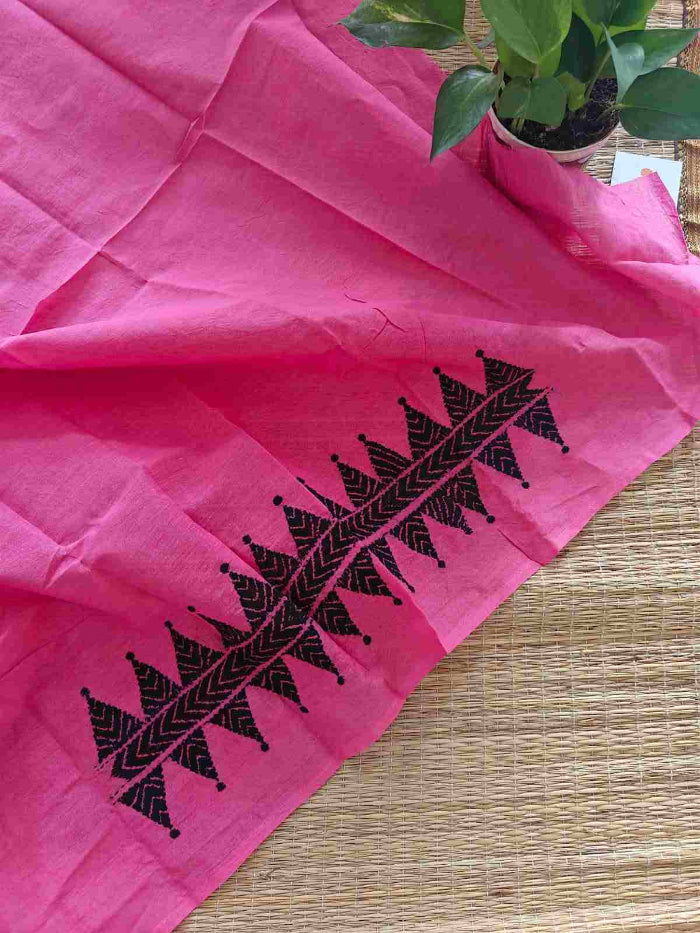 kantha stitch blouse - desi weaves