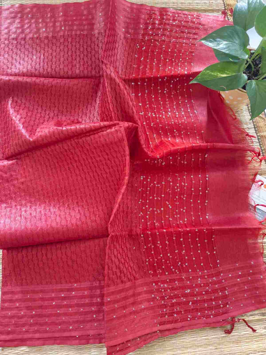 silk cotton dupatta online - desi weaves
