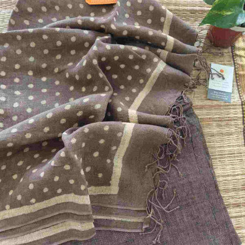 linen suit dupatta set - Desi Weaves