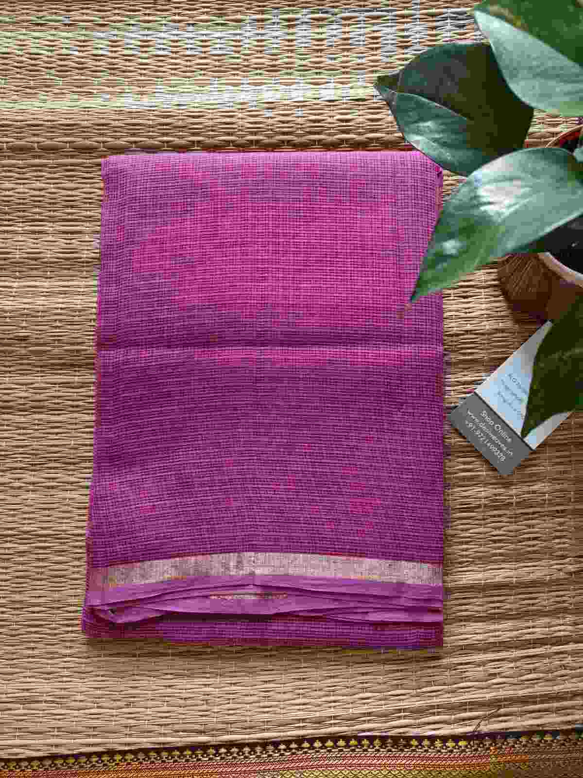 kota doria cotton dupatta - desi weaves