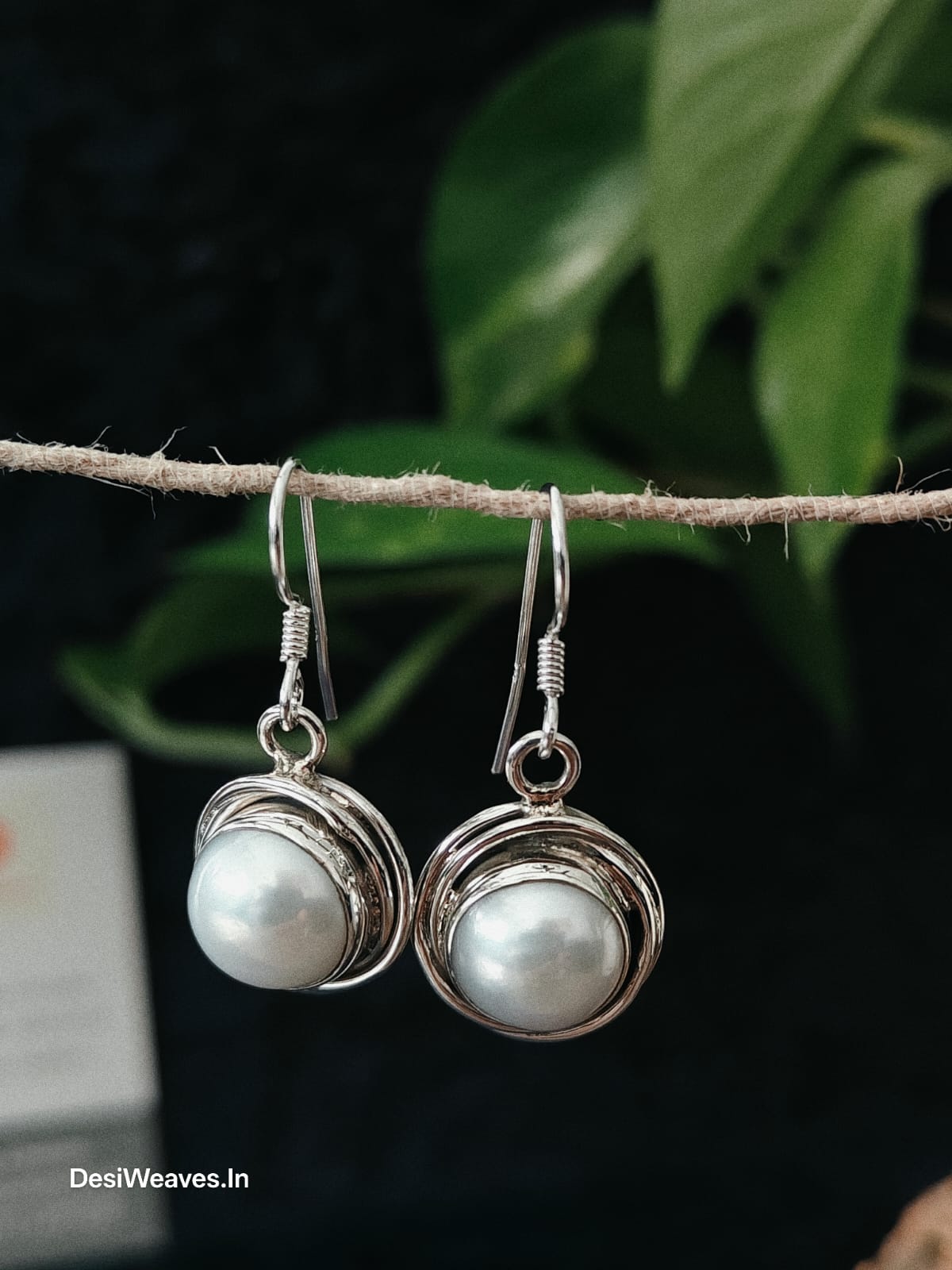 Pearl earrings