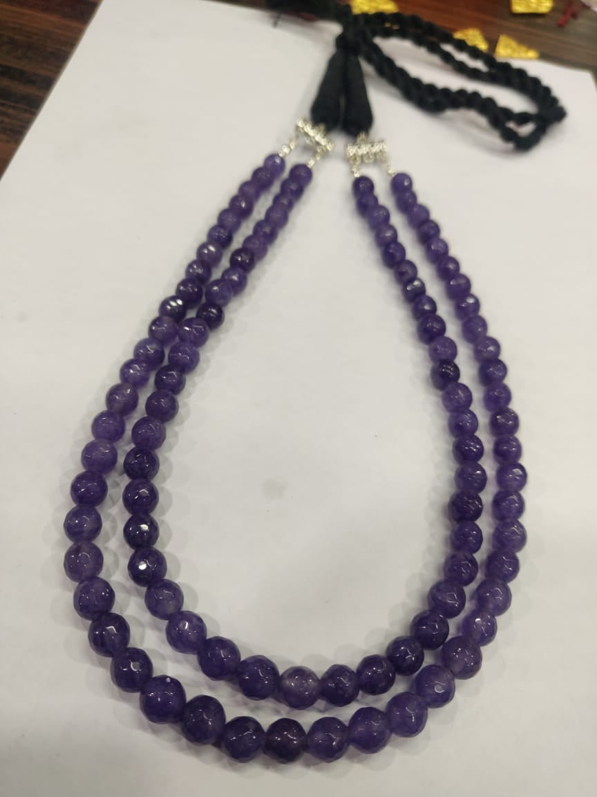 gemstone necklace - desi weaves
