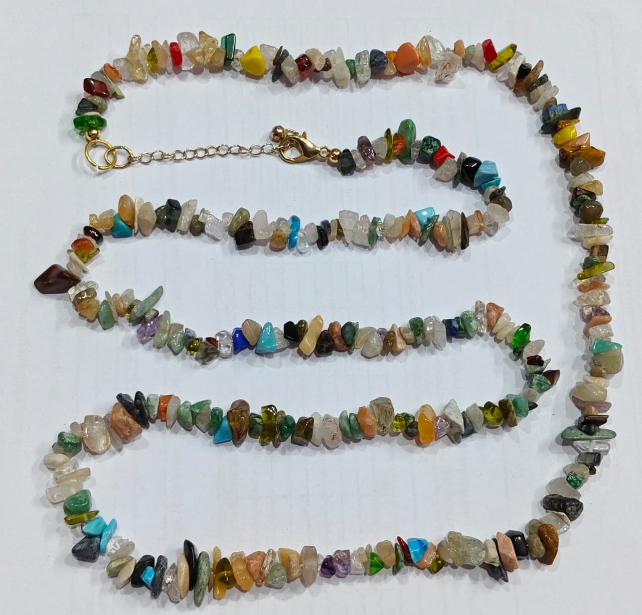 Pastel City Long Stone Necklace