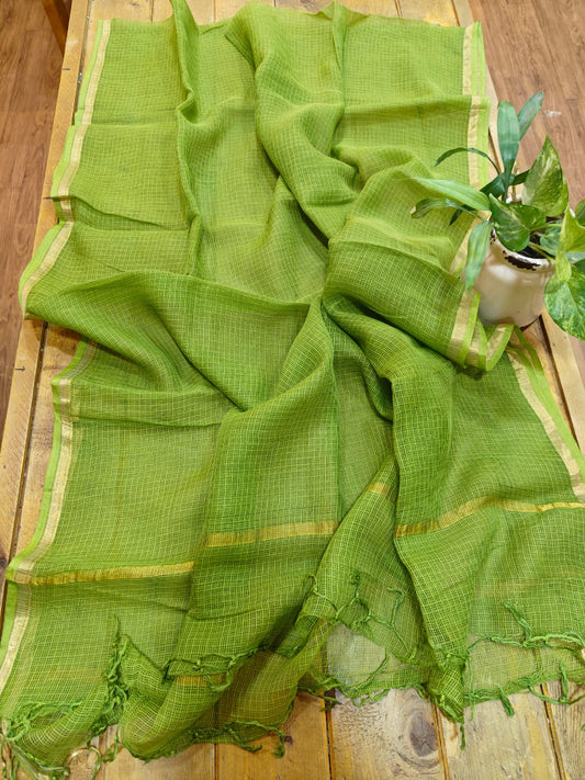 cotton kota doria dupatta - desi weaves