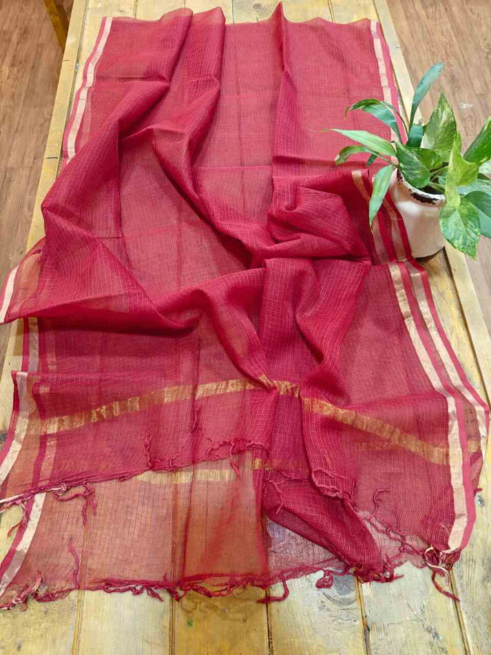 cotton kota dupatta  - Desi Weaves