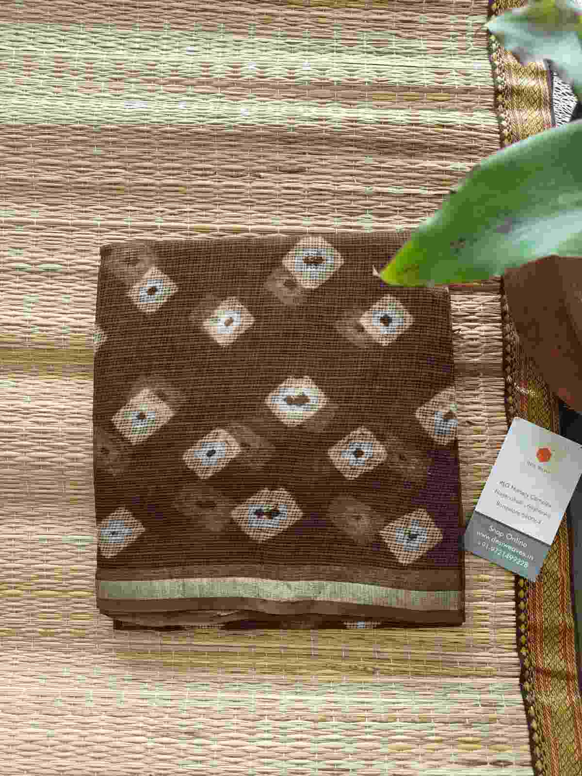 cotton kota doria dupatta - Desi Weaves