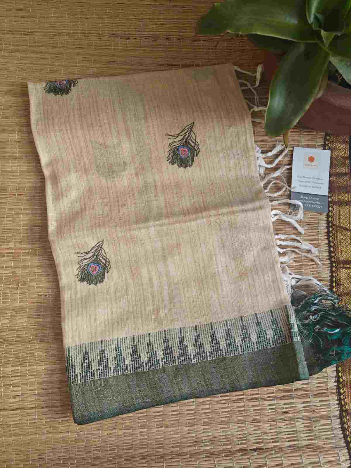 khadi cotton silk dupatta online - desi weaves