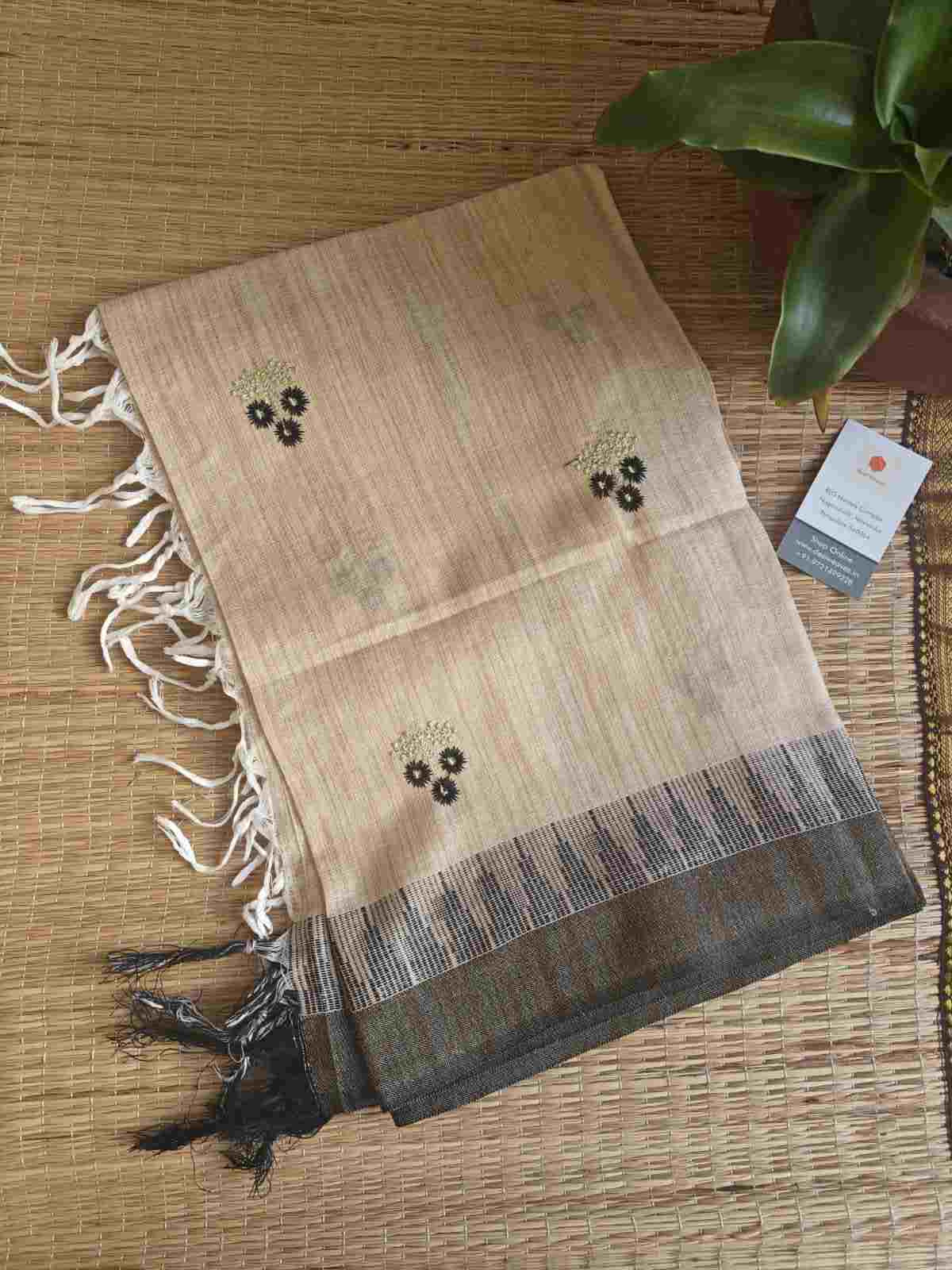 khadi cotton silk dupatta online - desi weaves