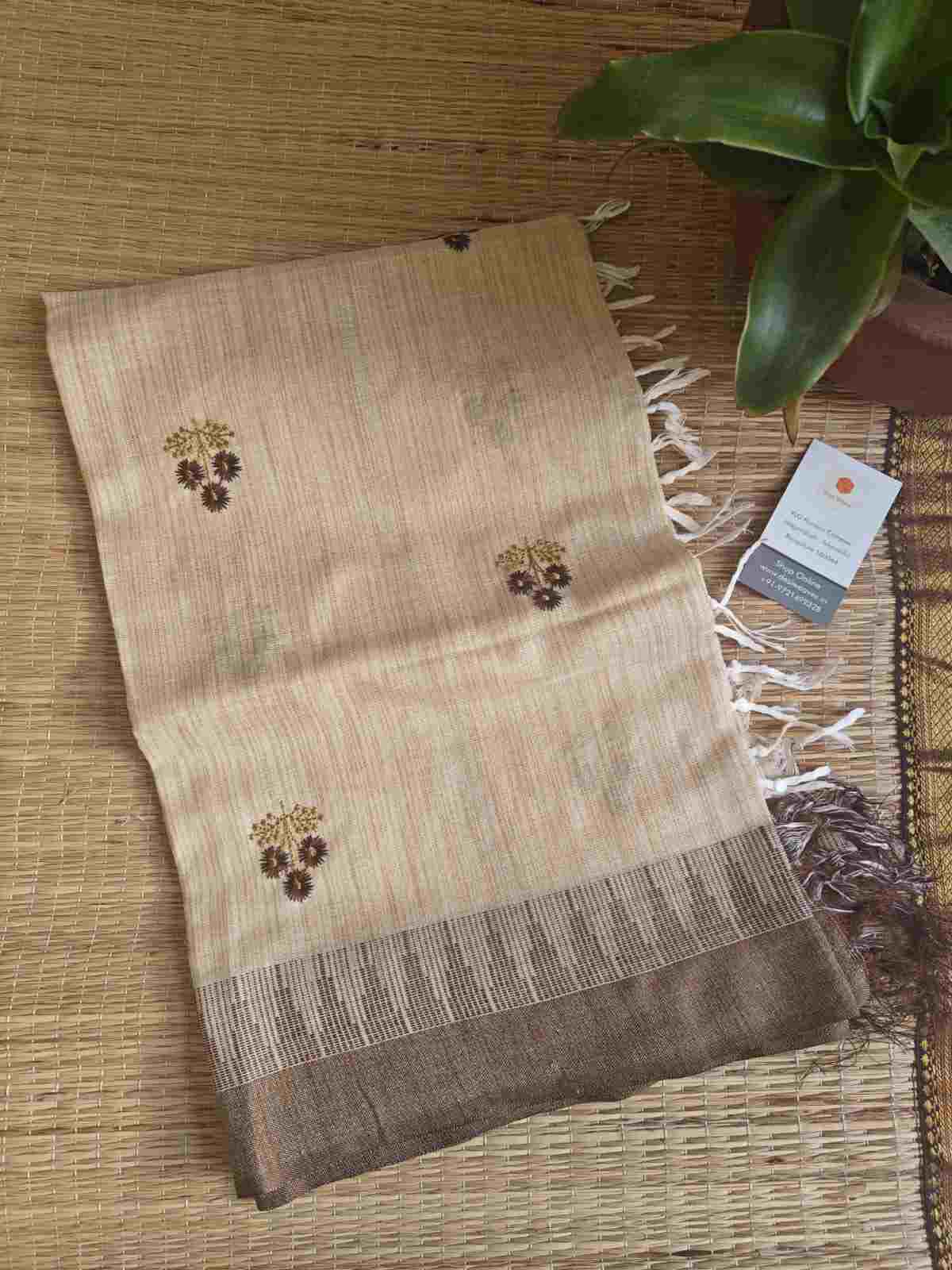 khadi cotton silk dupatta online - desi weaves