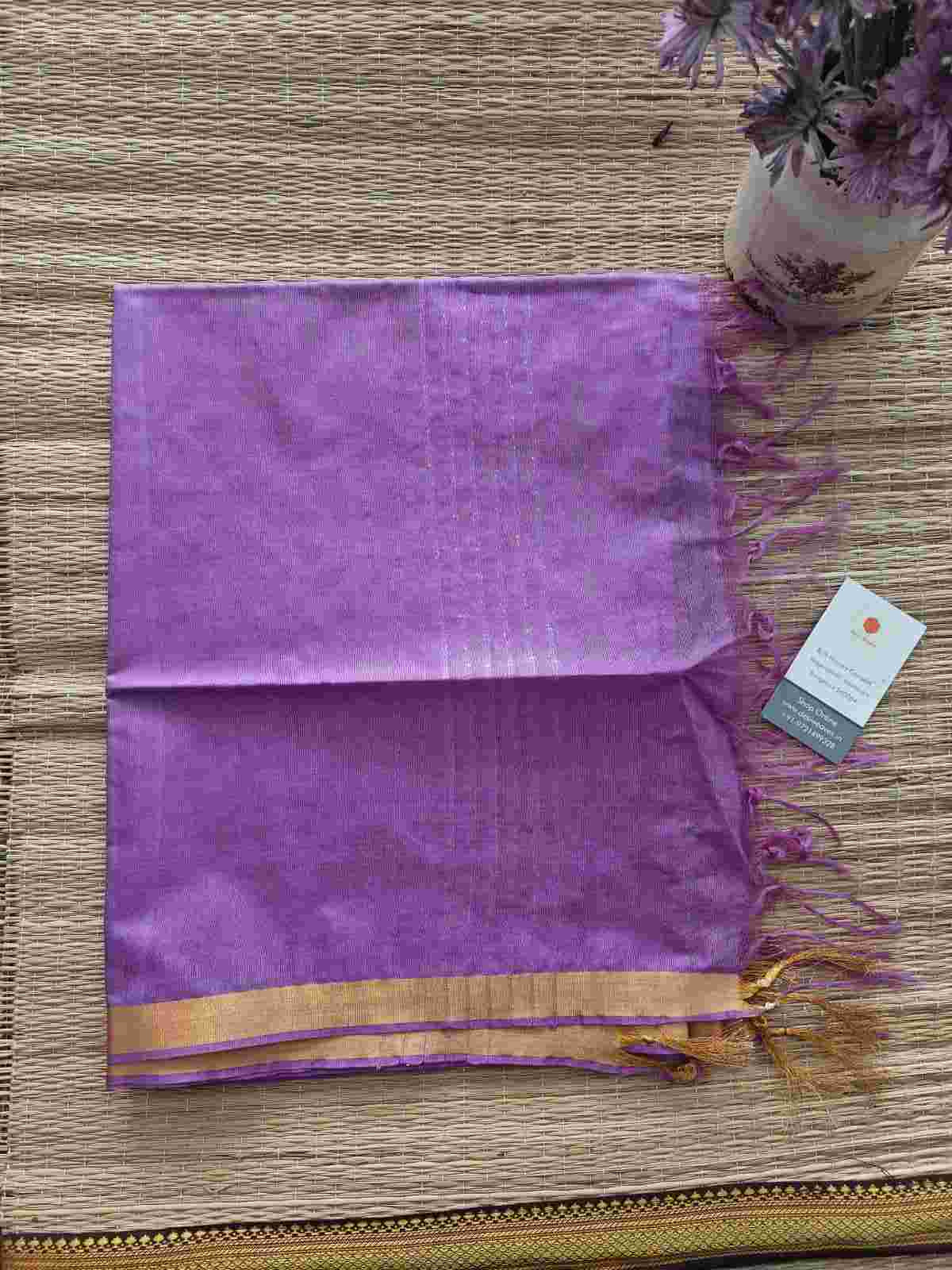 Tussar silk dupatta online - Desi Weaves