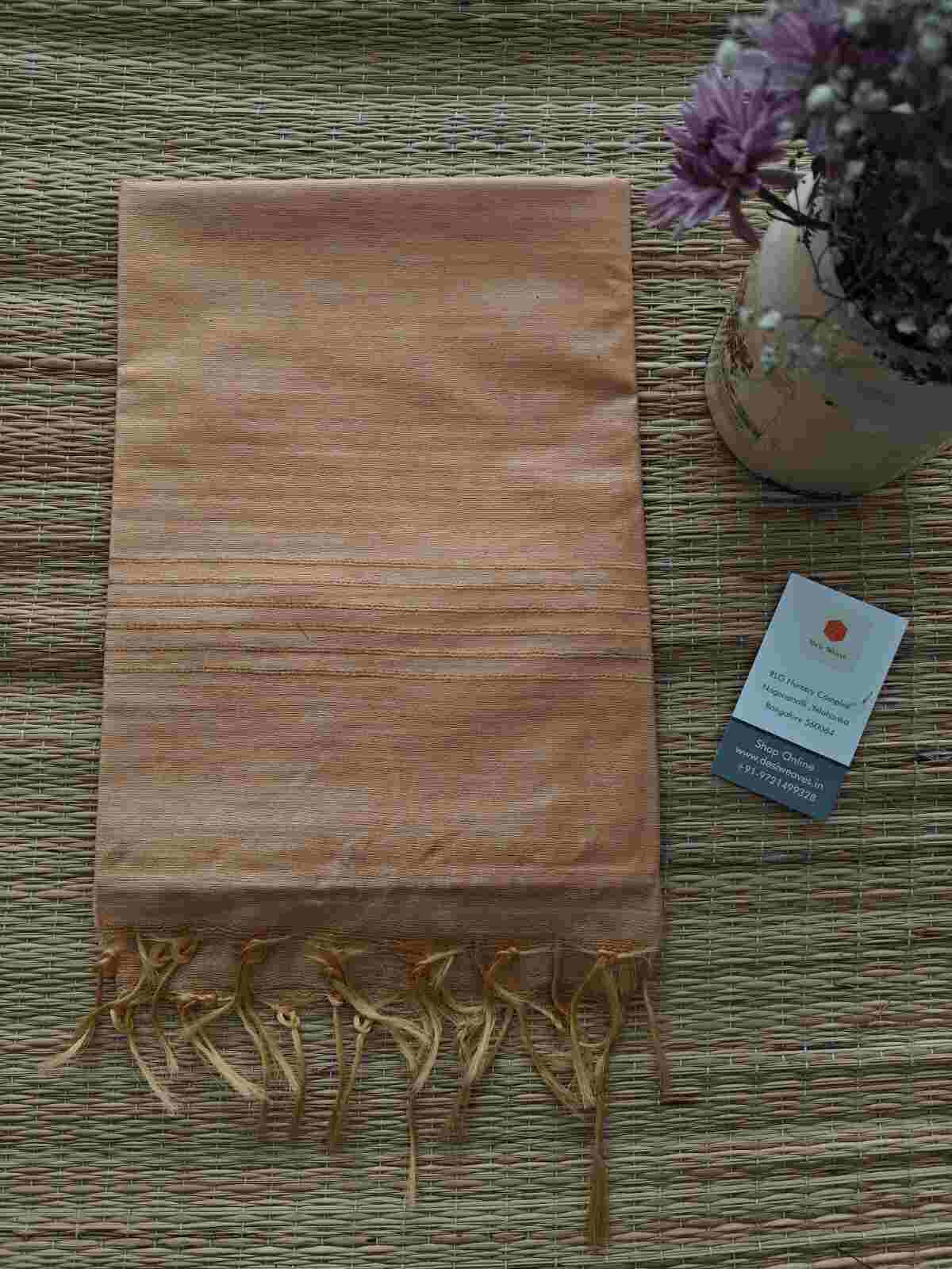 Tussar silk dupatta online - Desi Weaves