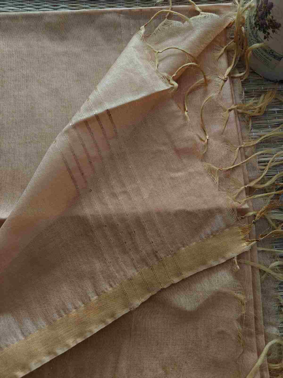 tussar silk dupatta online - desi weaves