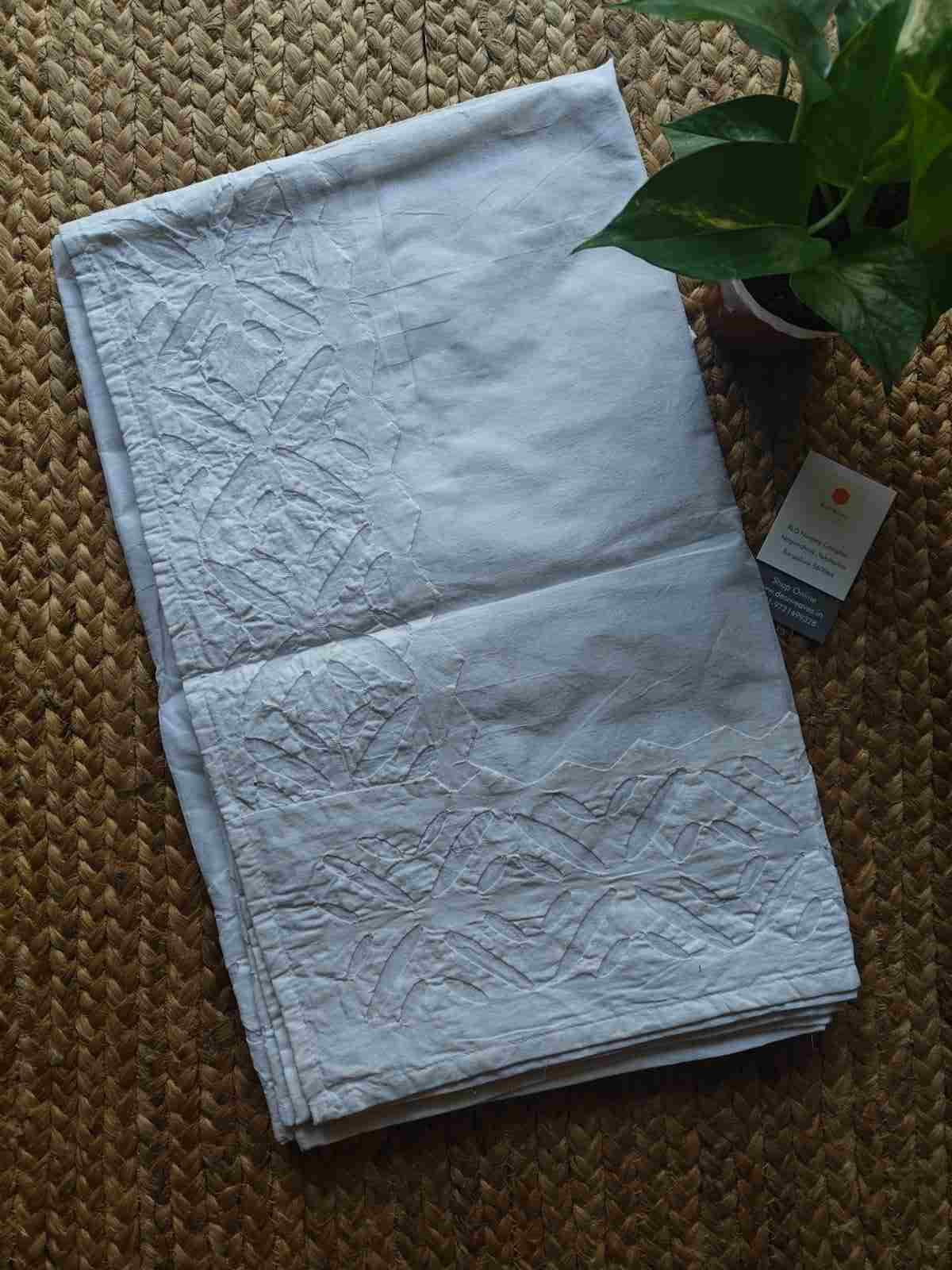 applique stitch dupatta - Desi Weaves