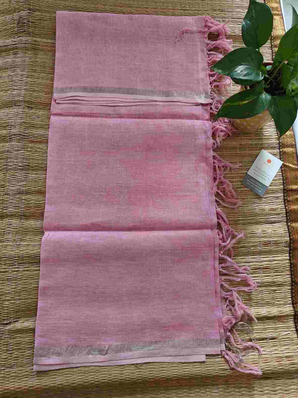 Handcrafted Pure Linen Dupatta