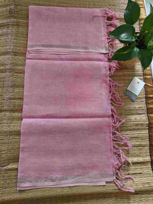 Handcrafted Pure Linen Dupatta