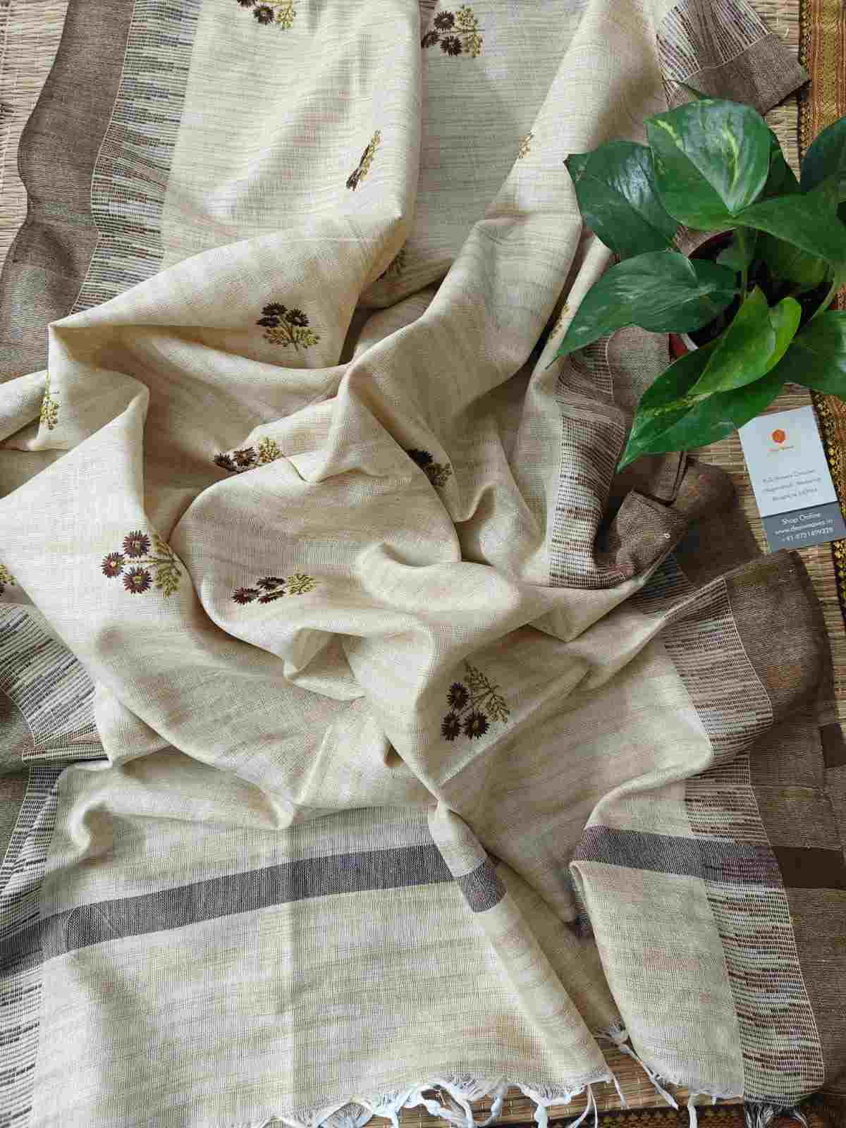 Embroidered Dupatta Online - Desi Weaves