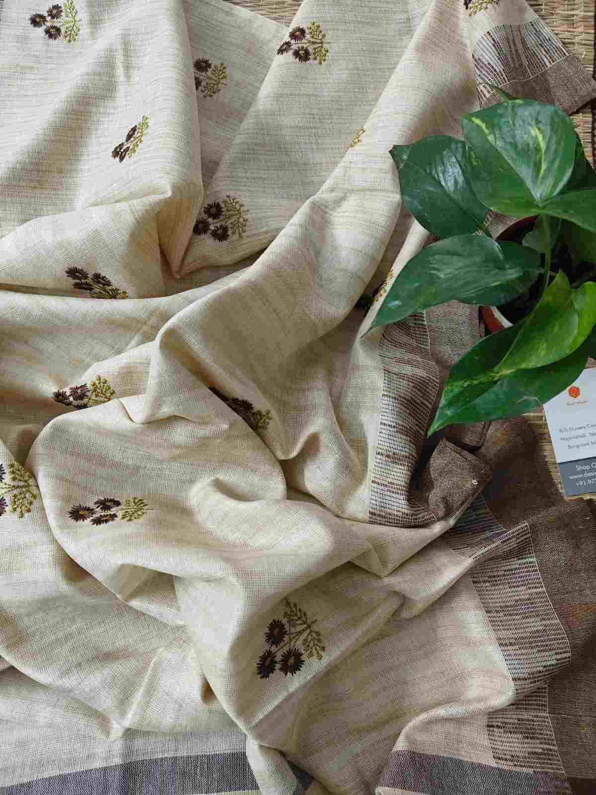 Embroidered Dupatta Online - Desi Weaves