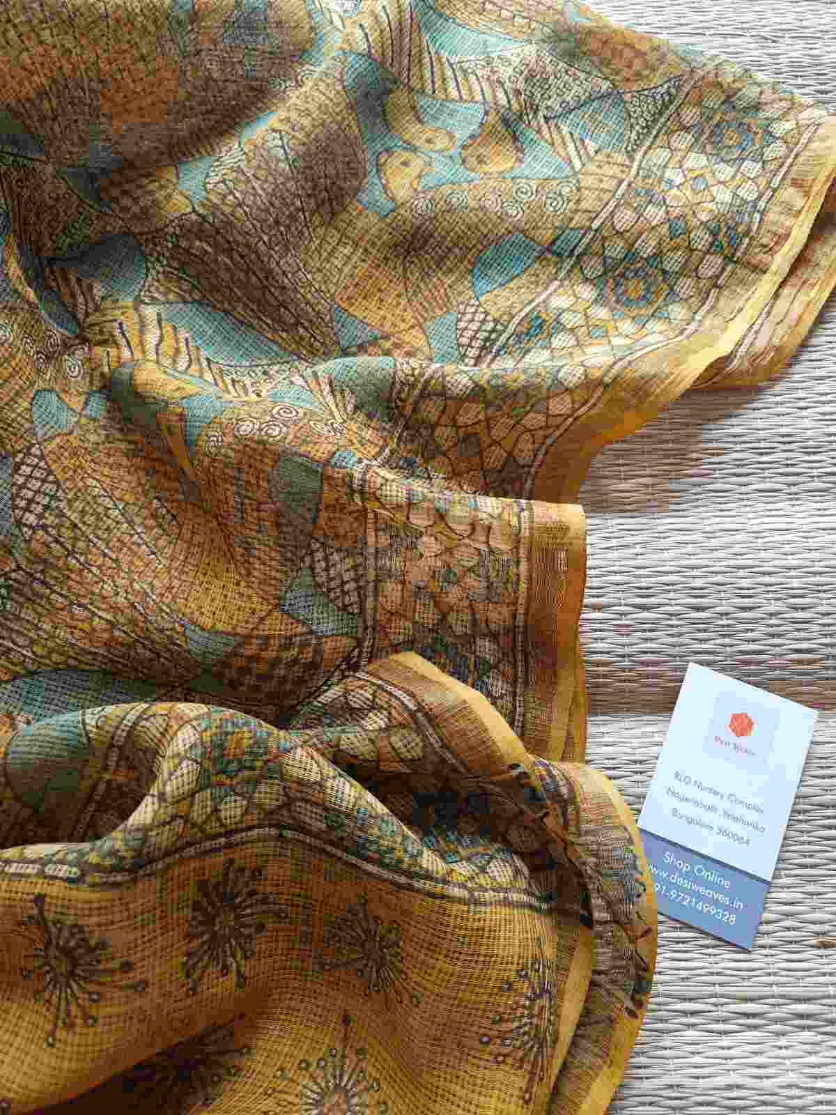 ajrakh handblock print dupatta online desi weaves