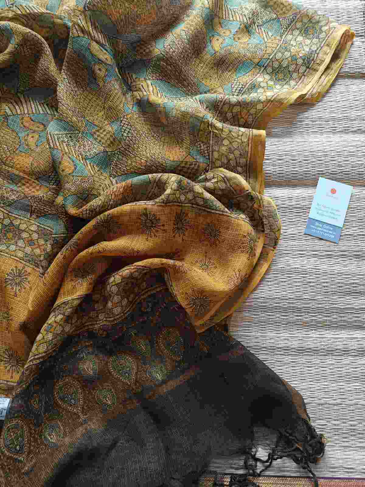 ajrakh handblock print dupatta online desi weaves
