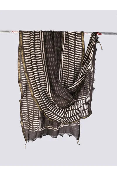 chanderi silk dupatta - desi weaves
