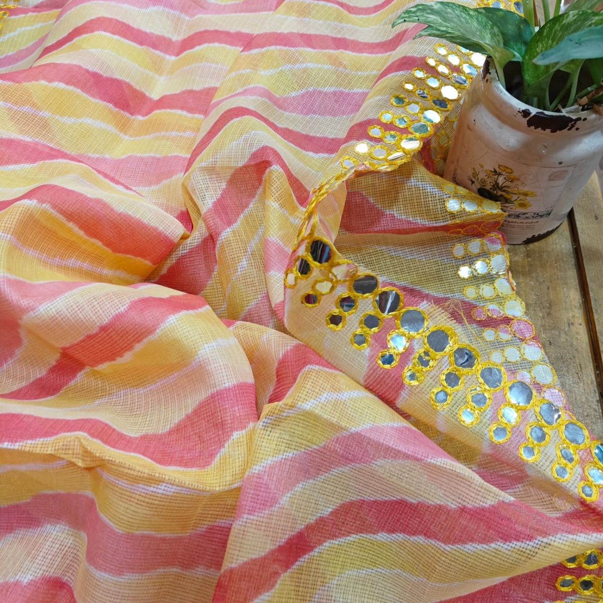 kota silk dupatta online - desi weaves