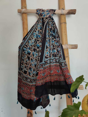 handmade modal silk stoles - desi weave