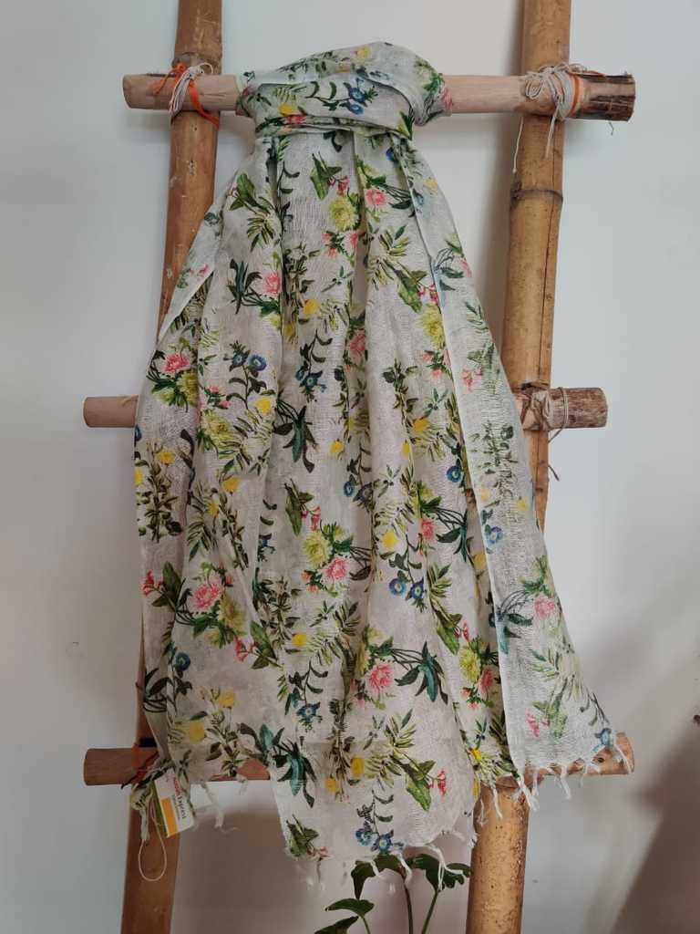 Linen Stole Online - Desi Weaves