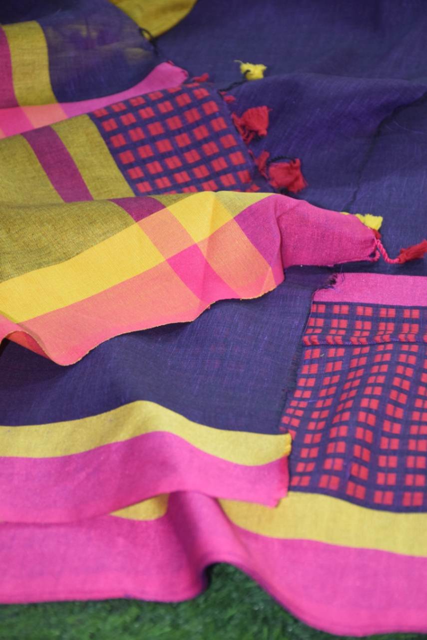Cotton kalamkari Saree online - Desi Weaves