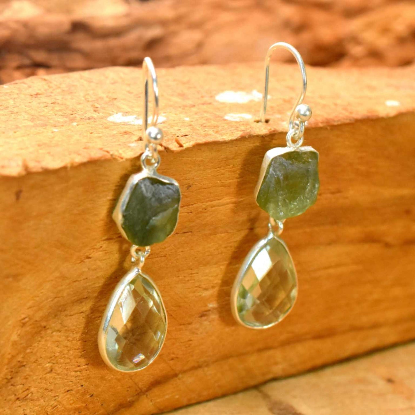 Aqua Handmade 925 Sterling Silver Earring
