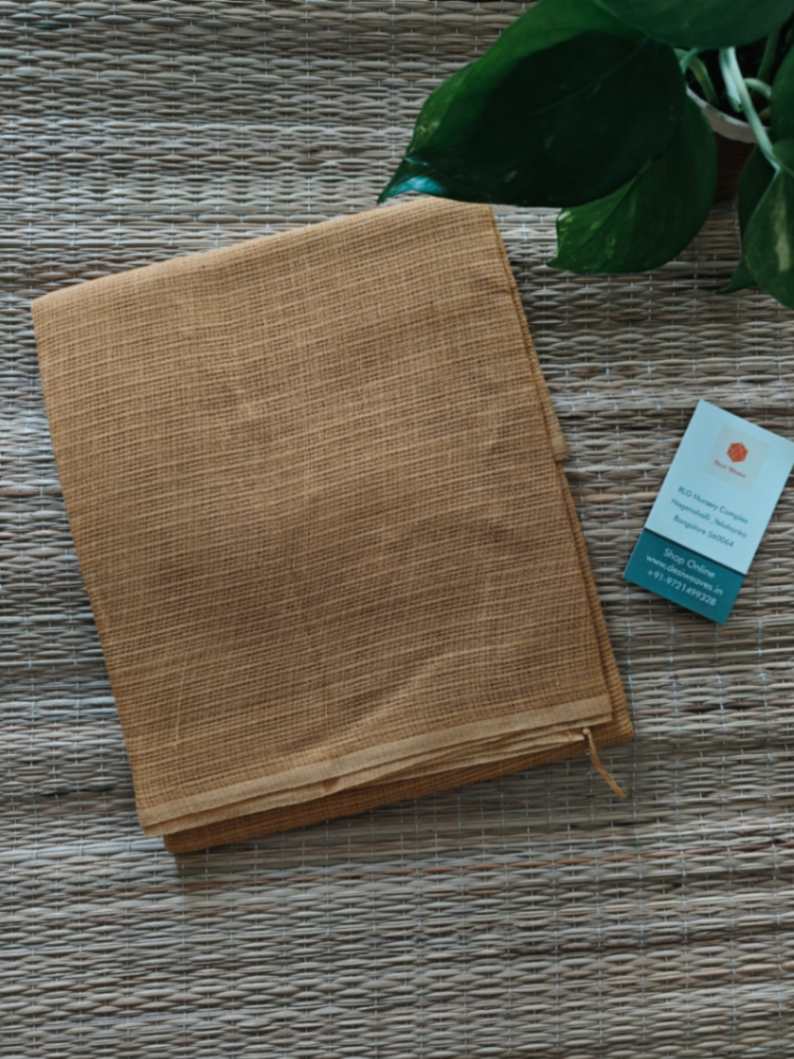 Brown Cotton Kota Doria Dupatta Online