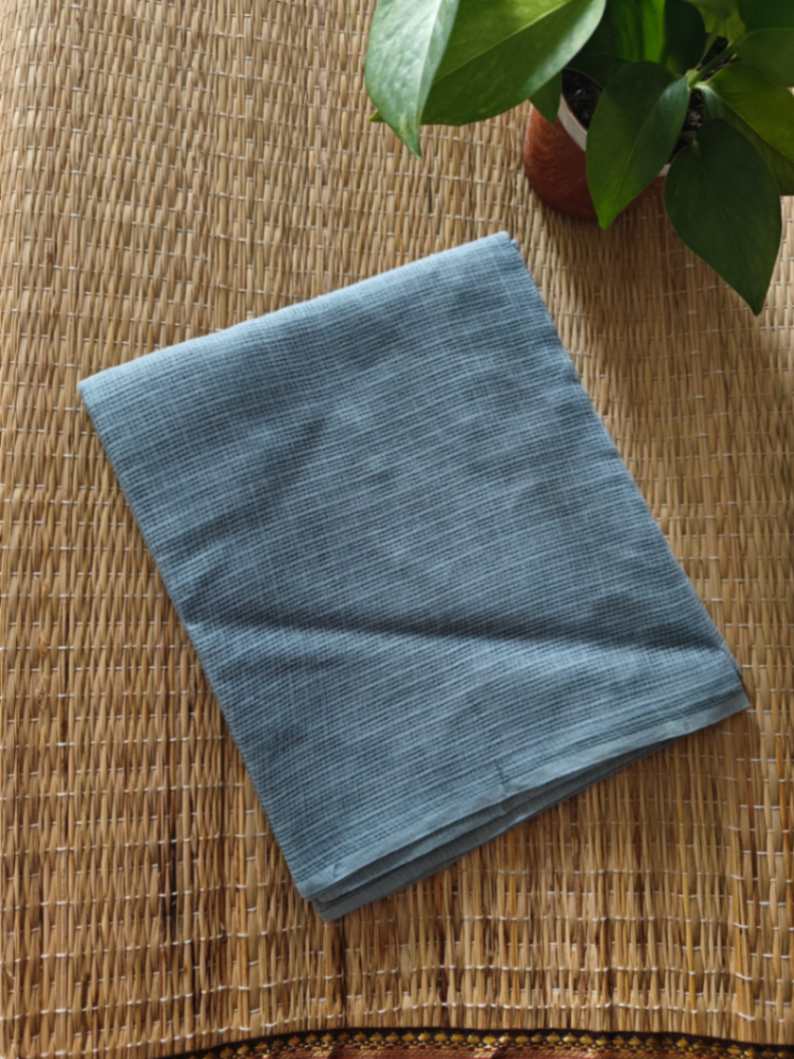 Grey Cotton Kota Doria Dupatta Online